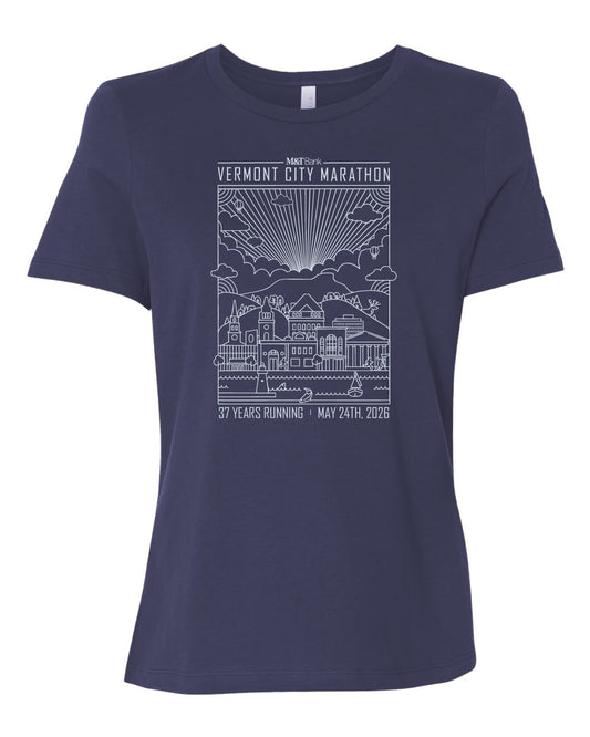 2026 VCM Women's TriBlend Tee - City Sunrise