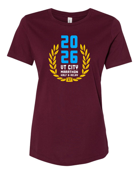 2026 VCM Women's Jersey Tee - Wreathed